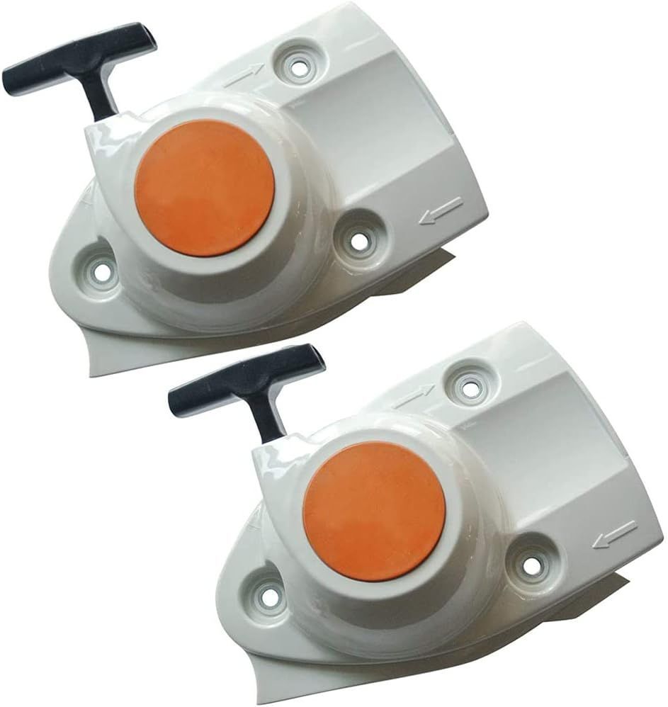 Recoil Starter Assembly for Stihl Chainsaw TS410 TS420 Concrete Cut-Off Saw 4238-190-0300 - Gray - Size 3 PACK