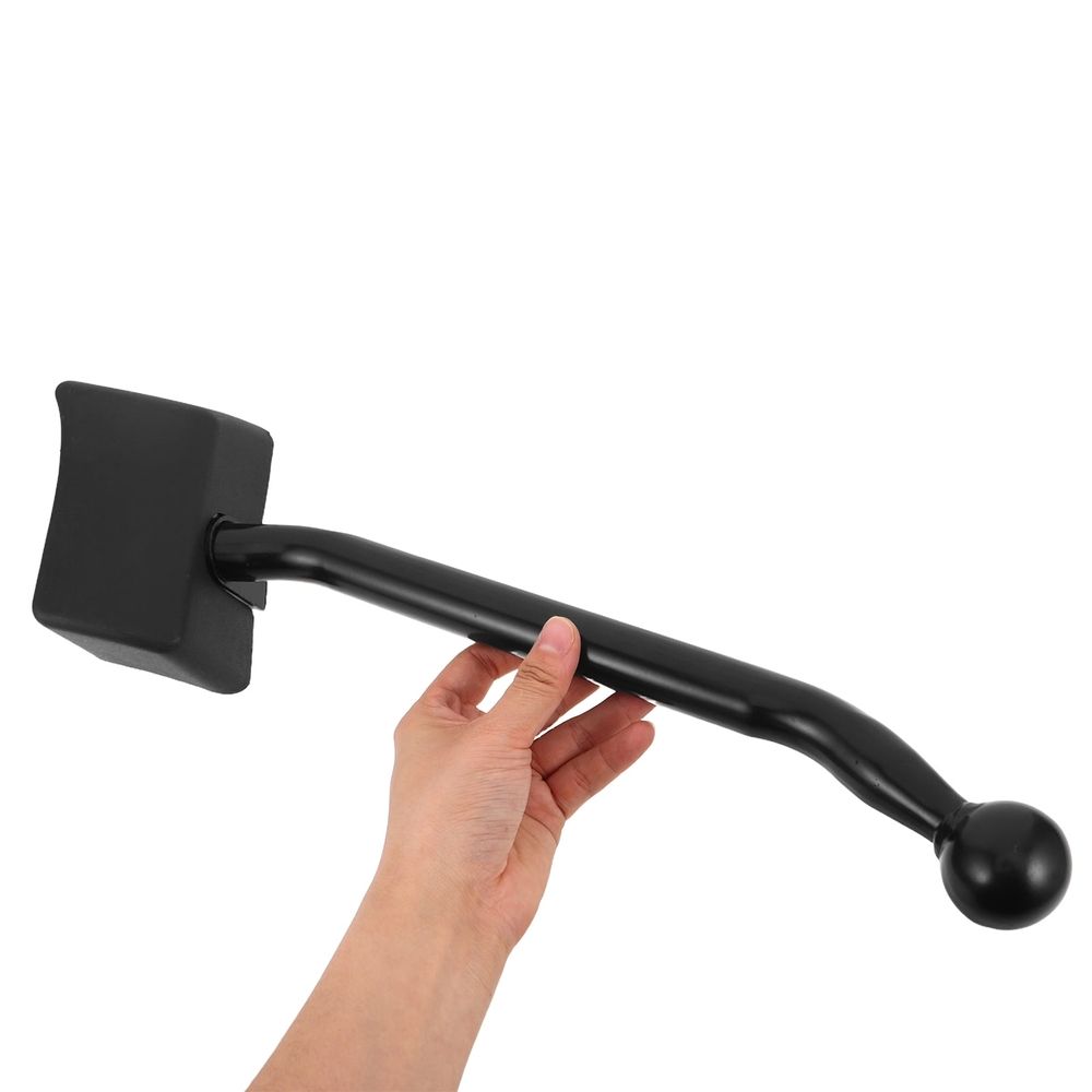 Black Heavy Duty Round Mirror Mounting Bracket for Trucks, Tractors, and Commercial Vehicle Use