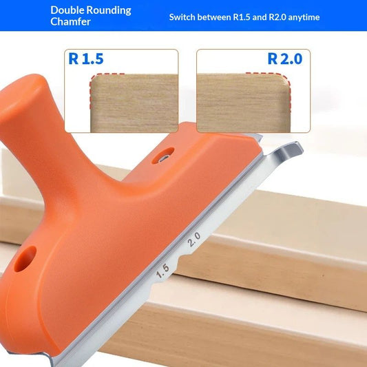 Imbot Edge Banding Trimmer With Stainless Steel Blade,Woodworking Trimmer For Deburring, Edge Planing,Correcting Wood Edges, Woodworking, Veneer(Edge trimming knife+bag)