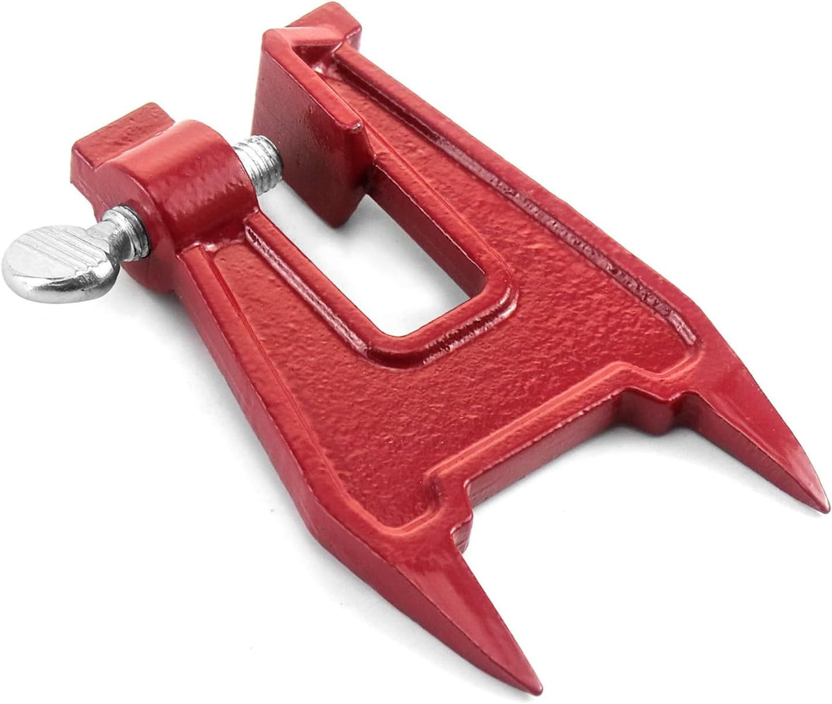 Chainsaw Stump Vise, 2 Pack Chainsaw Sharpening Accessory, Chainsaw Filing Vise, for Sharpening Saw Chain, Red