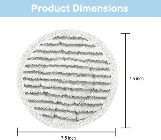 12 Pack Replacement Steam Mop Pads or Shark S8201 S7001 S8001 S7201 S7000AMZ S7000 S7005 S7020 S7001C Steam Mop, Steam & Scrub All-in-One Scrubbing and Sanitizing, Dirt Grip Scrub Washable Pad