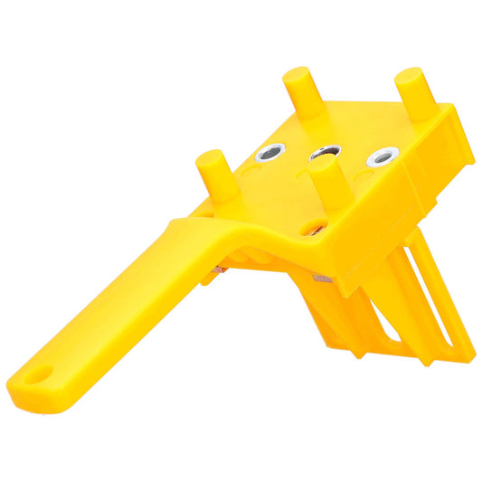 41Pcs Dowel Jig Kit Adjustable MultiFunctional Durable HighAccuracy Drill Jig for Straight Holes for Woodworking(Yellow )