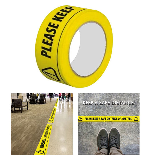 Isolation Mark Tape Watch Your Step Waterproofing Strong Self Adhesive PVC Caution Tape 1.88in X 108.26ft