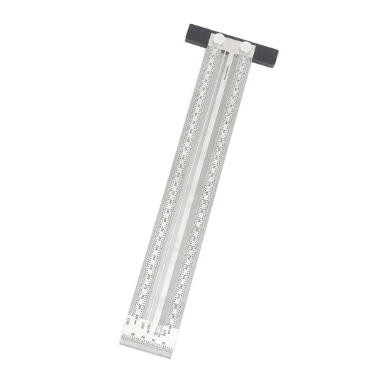 Ultra Accurate Marking T Ruler Stainless Steel Woodworking Scribing T Ruler High Accuracy Carpenter Mark T Ruler Measuring Tool 300mm