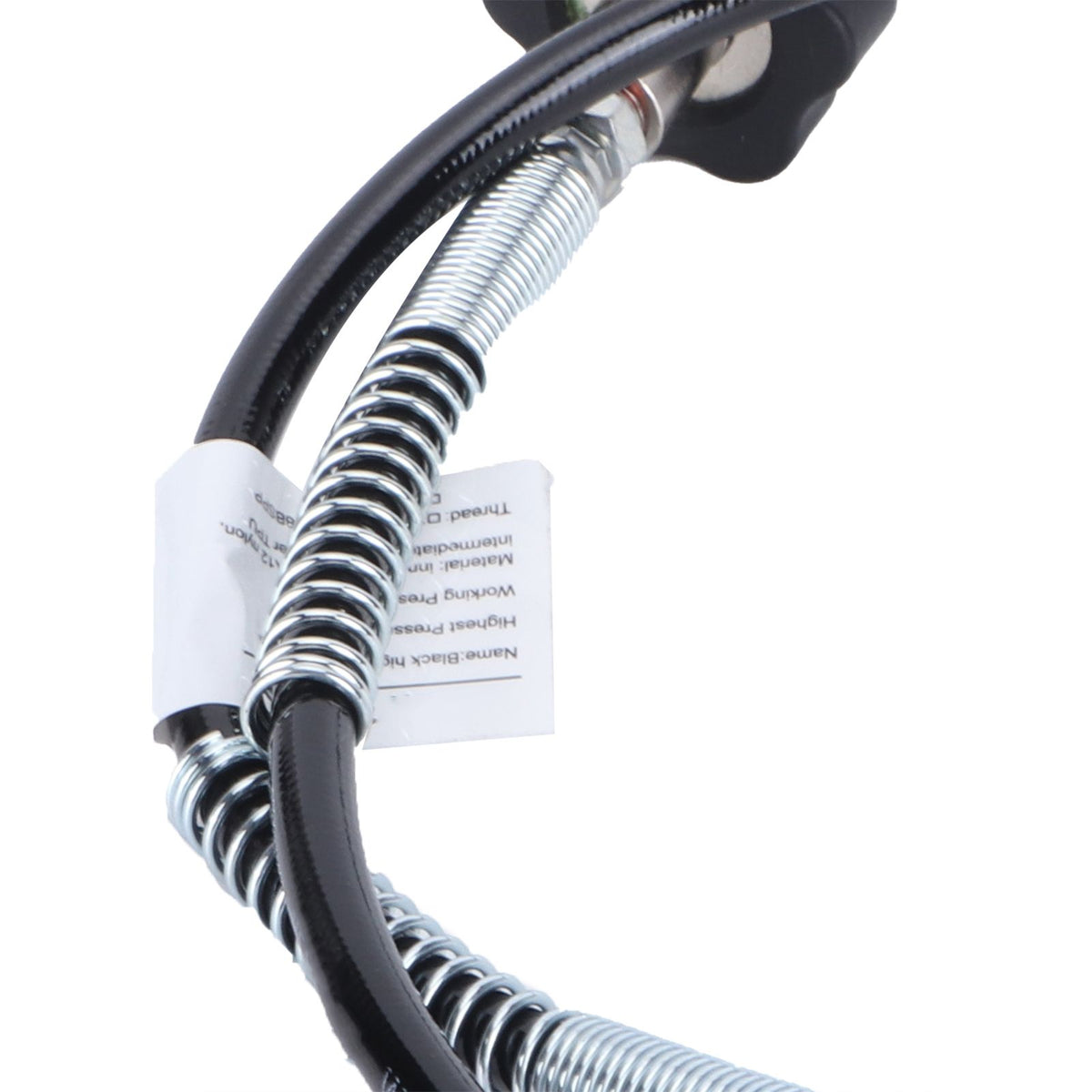 CGA320 TR21‑4 36in Black Soda Hose Adapter Set Stable Performance Sturdy Construction