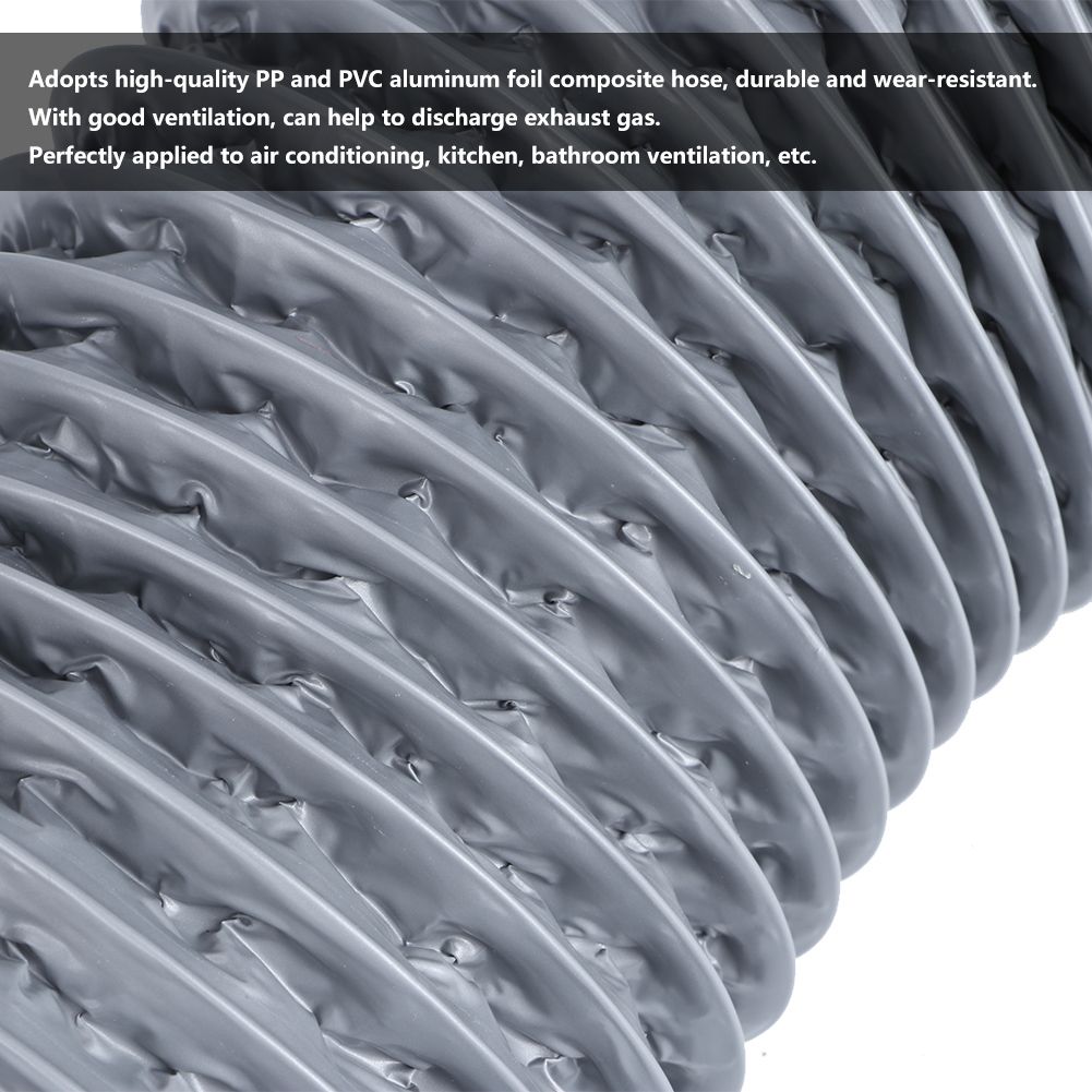 Household Flexible Dust Ventilation Tube Air Exhaust Pipe Hose for Air Conditioner