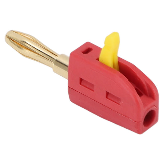 10 Pcs 4mm Banana Plug 32A Gold Plated Brass Quick Connect Banana Connector for Testing Equipment 5 Red + 5 Black