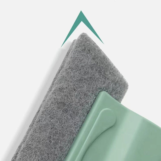 Window Groove Cleaning Brush Handheld Window Track Cleaner Tool for Sliding Door Sill Tile Lines Car Vents