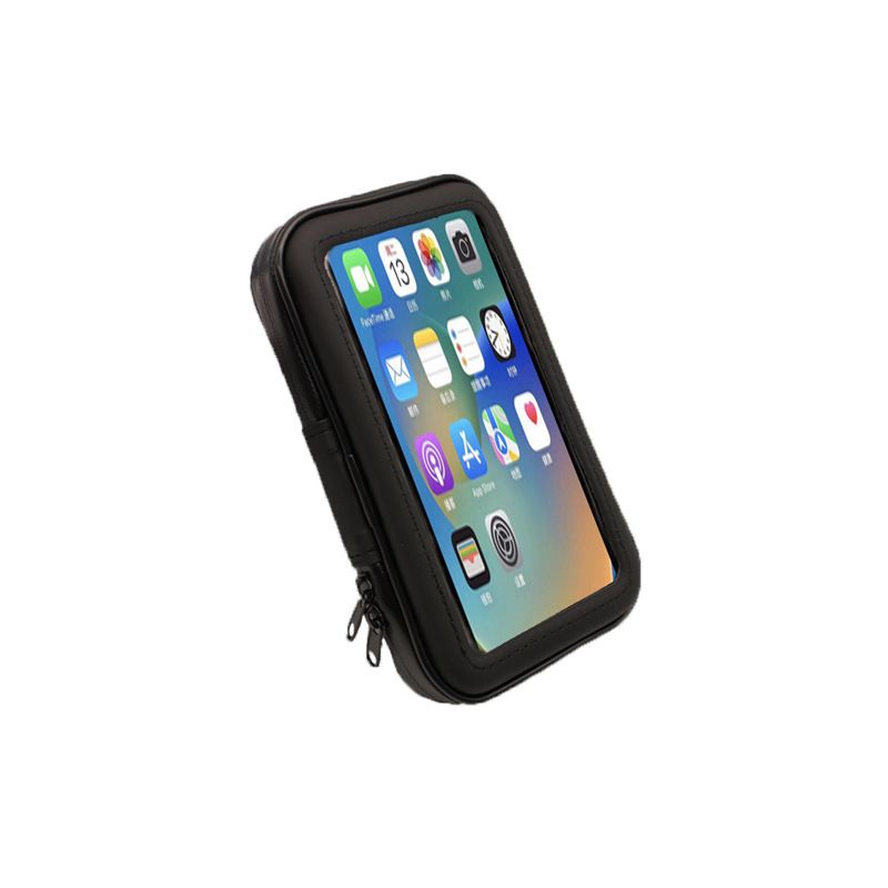 Hongde Motorcycle Bag Touch Screen Phone Holder... Black 7 inch bag D5 mobile phone bracket color box
