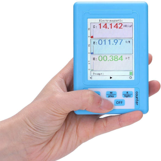 BR-9A Handheld Portable Electromagnetic Radiation Detector High Precision Electromagnetic Radiation Tester