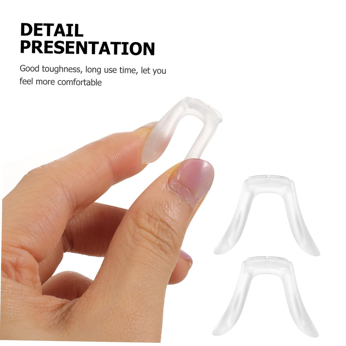 3pcs Silicone Eyeglasses Nose Pads Soft Glasses nosepads Eye Glasses Repair Parts Eyeglass Parts Nose Bridge