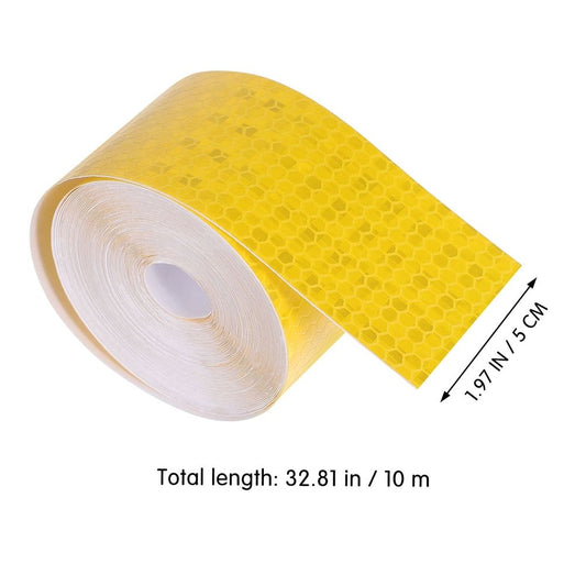 High Visibility Reflective Safety Tape for Parking Lots, Outdoor Weather Resistant, 1 Roll Marking Tape