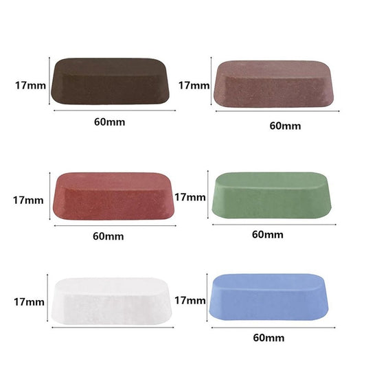 Metal Buffing Polishing Compound for Buffing Wheel, Buffing Wheel Compound, Coarse to Fine 6PCS
