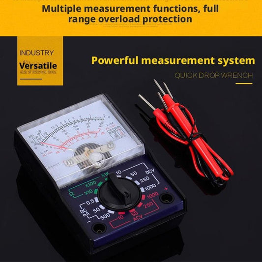 MF-110A Analog Multimeter With Test Pen 250V 1000V Voltmeter 250ma Multimeter Tester Ammeter Analog Meter