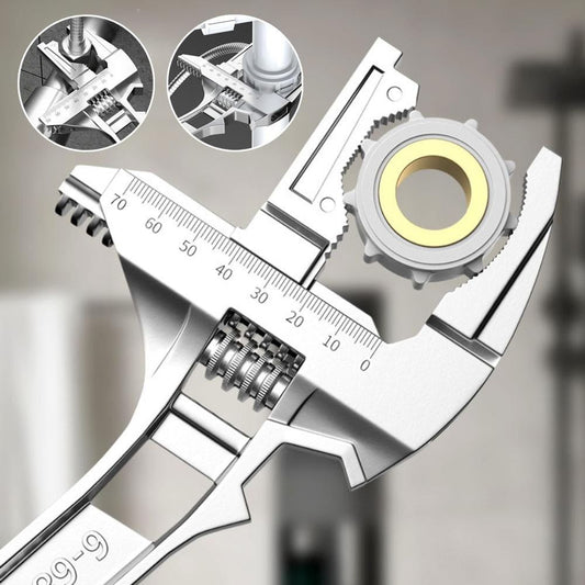 Adjustable Sink Wrench Multifunction Repair Tools Wide Faucet Bathroom Wrench L Plumbing J9m4 Opening Spanner Installation Angle