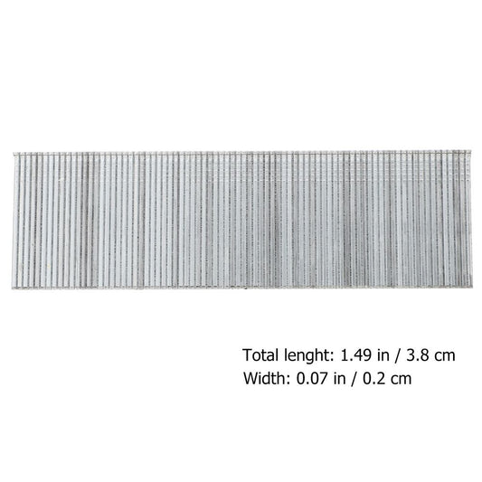1600Pcs Plated Silver Galvanized Straight Brad Nails Heavy Duty Furniture Decoration Nails