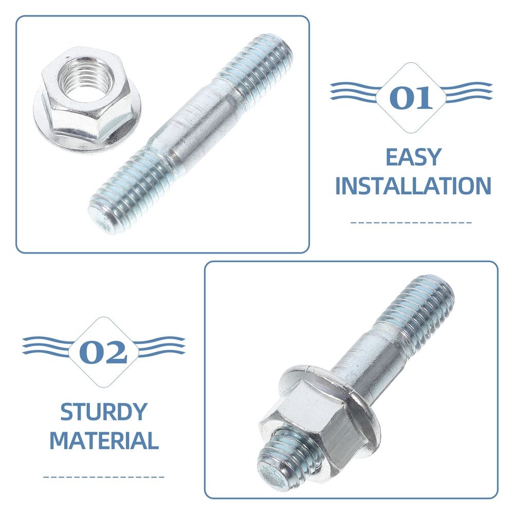 Chainsaw Guide Bar Screws Double-Ended Screw Set for Chainsaws Easy Installation 20Sets