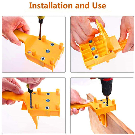 Improved handheld pin clamp kit, pin clamp 14 piece set accessories for efficient corner edge surface seams