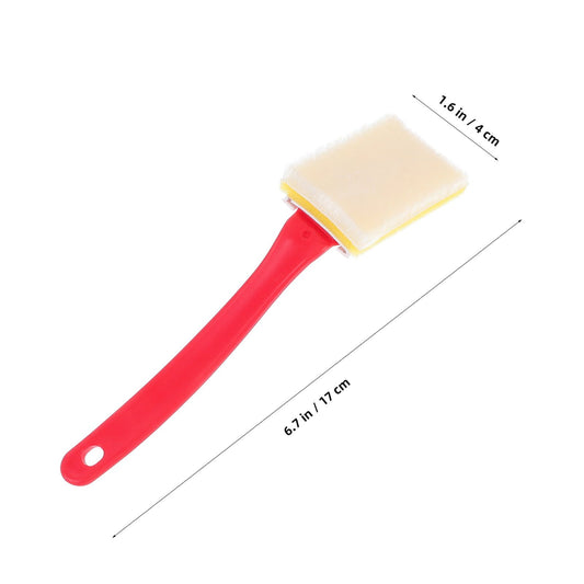 3Pcs Professional Wall Paint Edger Brush with Plastic Handle for Trim Edges