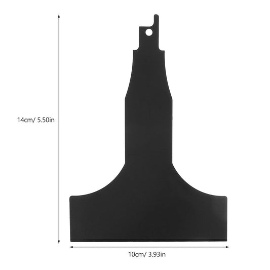 1Set Black Multi-Functional Reciprocating Saw Scraper Tool for Efficient Cleaning and Rust Removal