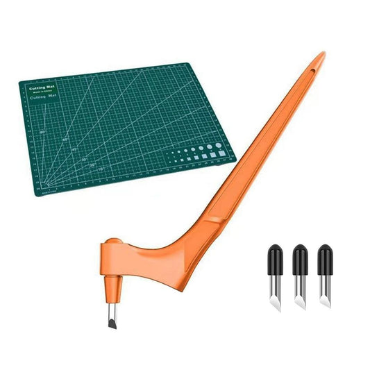 .Craft Cutting Tools Pen 360 Rotating Cutting Stainless Steel Craft Handheld Paper Cutting Tool With 3 Cutter Heads For Craft