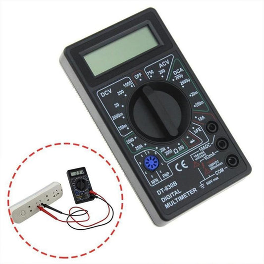 Voltmeter Ammeter Ohm Digital Multimeter Battery & Leads Electric