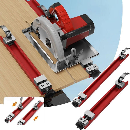 Circular Saw Guide Rail, Precision Adjustable Cutting Machine Base Guide For Woodworking Cutting Precision Tasks And Milling