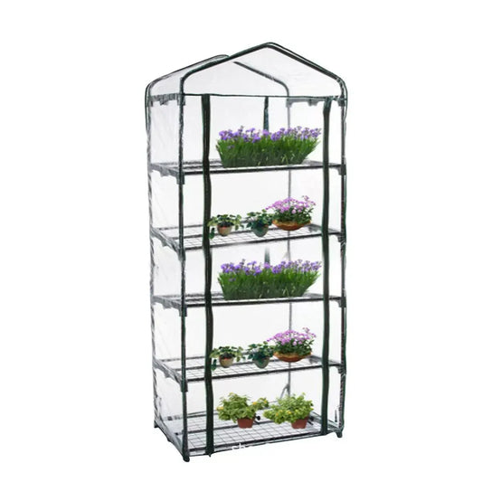 5 Tier Garden PVC Plant Insulation Warming Shed Conservatory Cover No Brackets