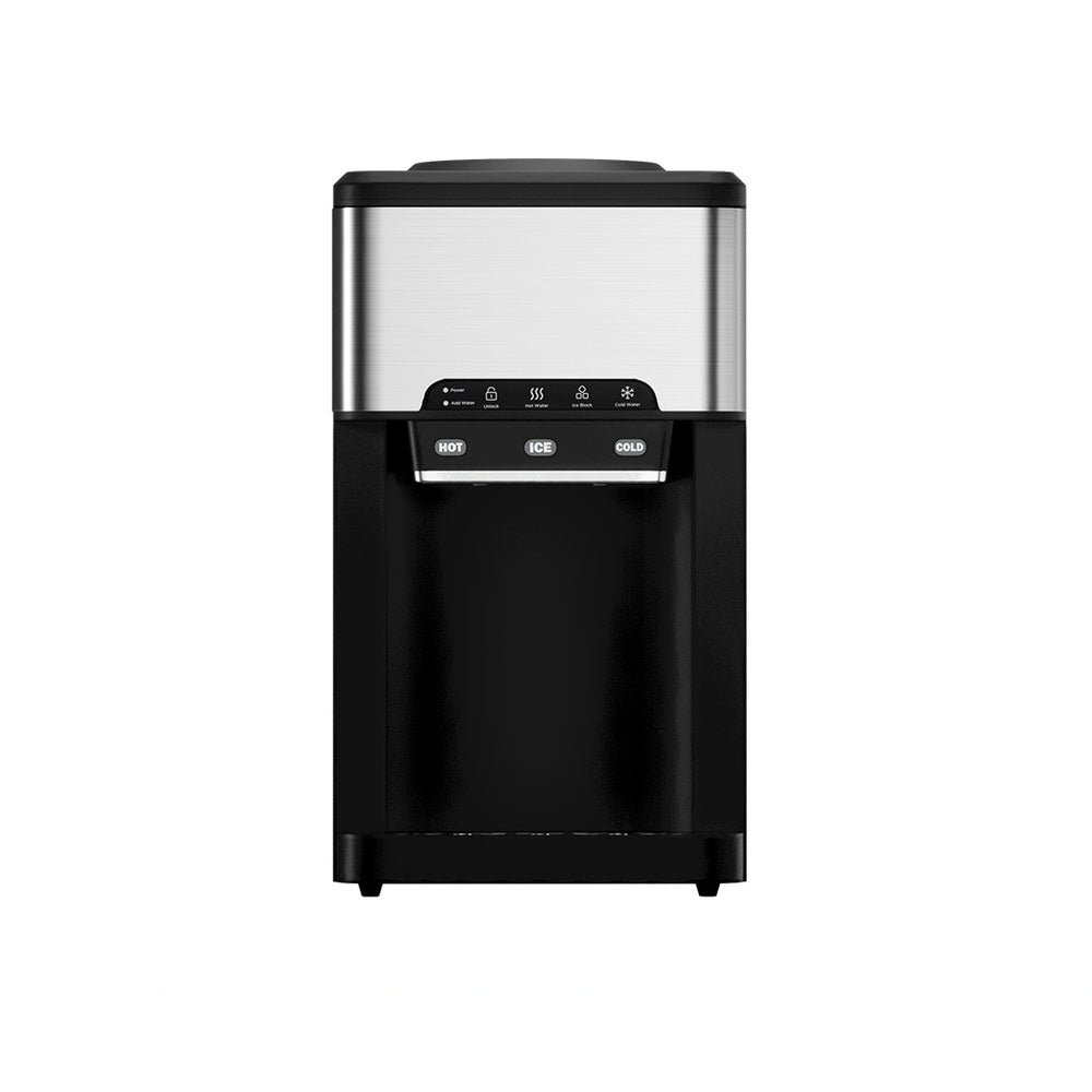 Devanti 20kg 3 in 1 Ice Maker Machine Cold and Hot Water Dispenser 3L Silver