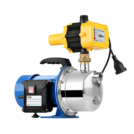 Giantz Garden Water Pump Jet High Pressure Controller Stage Irrigation Max. 4600L/H