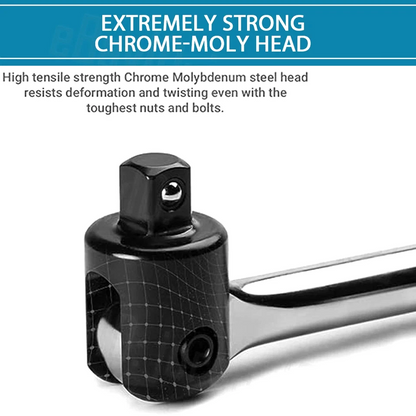 450MM 18" Breaker Bar Socket Heavy Duty 1/2" Drive Wrench Long Spanner