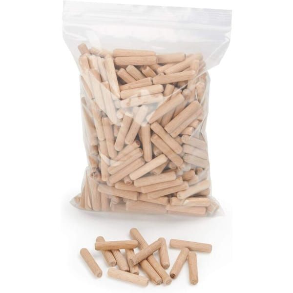 Wood Dowels Beech Wood Dowels Woodworking Supplies Drilling Dowels DIY - Wood color - Size 8-30mm