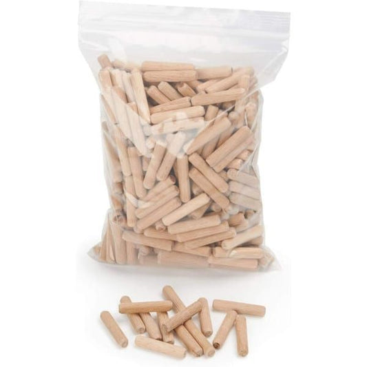 Wood Dowels Beech Wood Dowels Woodworking Supplies Drilling Dowels DIY - Wood color - Size 8-50mm
