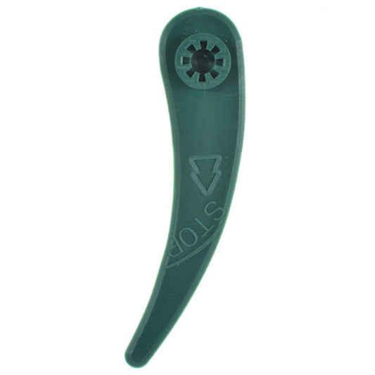 10x Trimmer Plastic Blades for Lawn Mower, 8.3 x 2.3 CM,ABS lawn mower blades, colored plastic blades Green