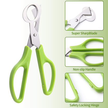 Pigeon Bird Quail Egg Cutter Tool Quail Egg Scissors Opener Cracker Stainless Steel Blade Kitchen Tool