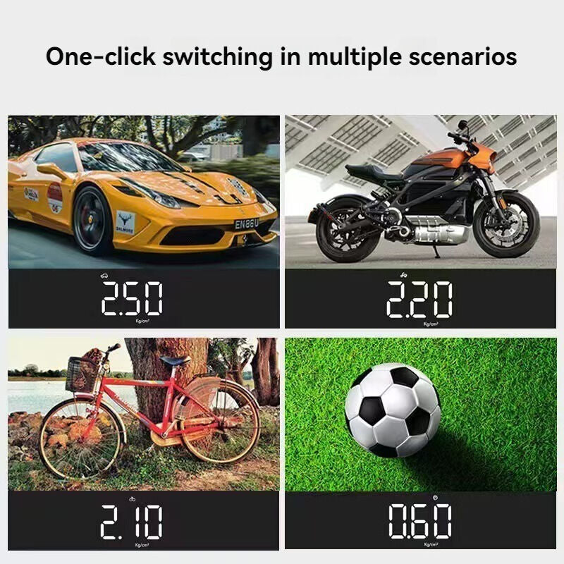 Car portable car motorcycle tire automatic inflator