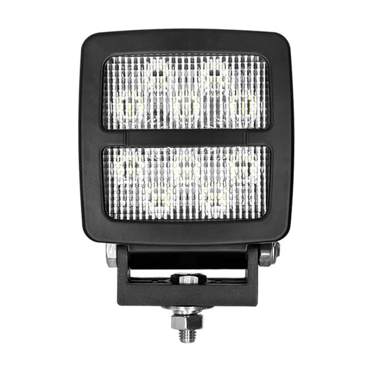 Spot10° LED-Worklight Search Light Additional Headlight for Ship Car SUV Truck Construction Vehicles Dock, Engineering Headlamp Front Auxiliary Lamp 1pcs LED6550 - Black - Size spot 10°