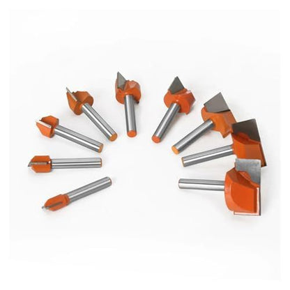 30mm blade diameter 8mm Wood Cutter Cleaning Bottom Engraving Bits Solid Carbide Router Bit Woodworking Tools CNC Milling Endmill - Silver-Red