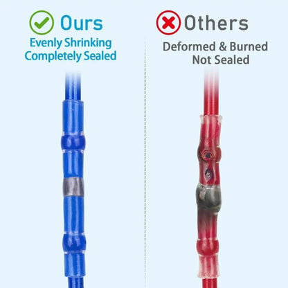 Waterproof Solder Ring Heat Shrink Middle Connector Solder Terminal Electrical - Multi - Size 280Pcs