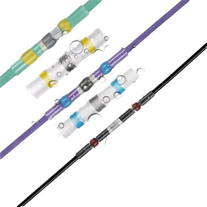 Solder Ring Wire Connectors Heat Shrink Butt Terminals Electrical Connector Kit - Multi - Size 800Pcs