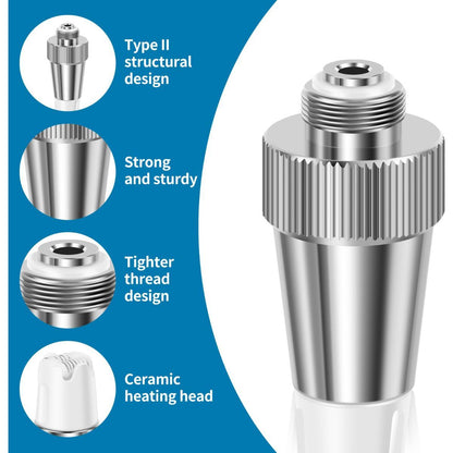 5 PCS Lohkak Seahorse Tips II - Soldering Iron Replacement Tips for Pen Pro Plus, Soldering Iron Welding Replacement Parts for Welding and Crafting (II/2.0)