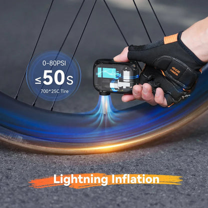 Pro Mini Electric Bike Pump Cordless Tire Inflator