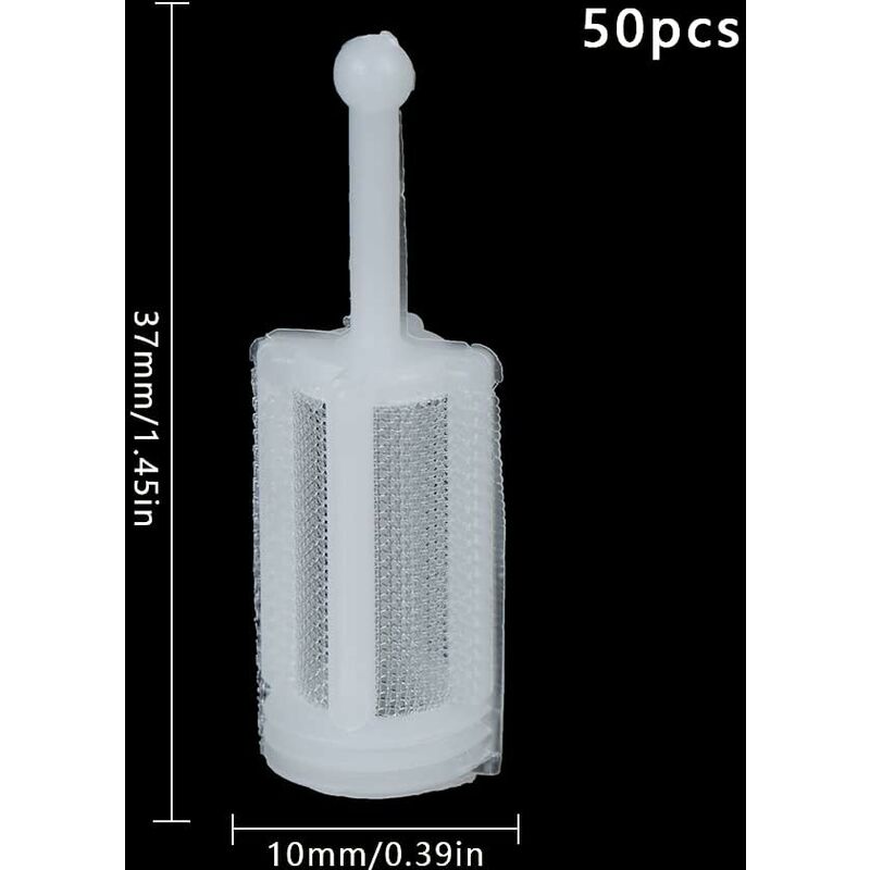 50 Pieces Paint Filter Gravity Filters For Paint Gun Disposable Spray Filter Fine Mesh Universal Filters For Gravity