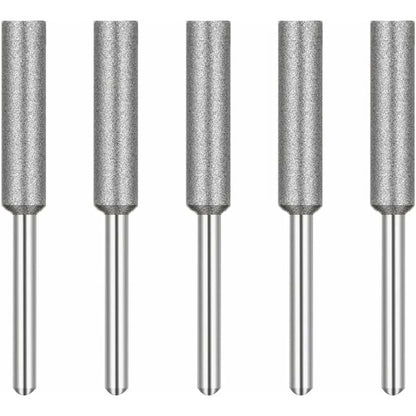Diamond Chainsaw Sharpener Grinding Heads, 4Mm Chainsaw Grinding Stone, For Chainsaw Sharpener, 5 pcs