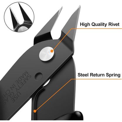 2 pcs Side Cutters Pliers For Cable Jewelry Crafts
