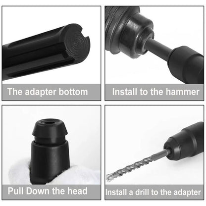 Sds Max To Sds Plus Adapter For ROtary Hammers, Sds Max To Sds Plus Drill Quick Change Tool, Chuck Adapter Quick Change