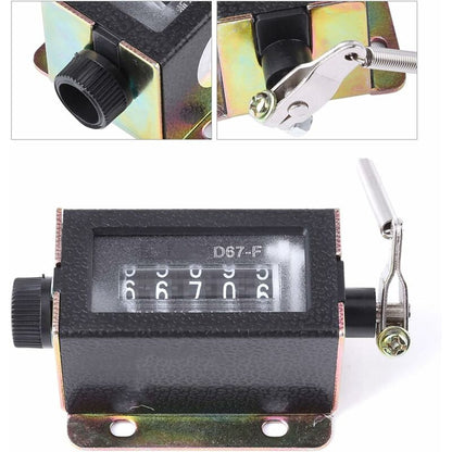 Digit Counter, Digit Display, D67‑F 5 Digit Mechanical Reset Manual Stroke Tally Counter
