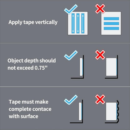Strong Double Sided Tape (3M), Heavy Duty Double Sided Tape, Traceless, Removable, Reusable, Washable - The Versatile