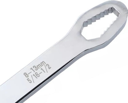 Wrench I Universal ring spanner 8-22 MM I Wrench I Adjustable I Silver