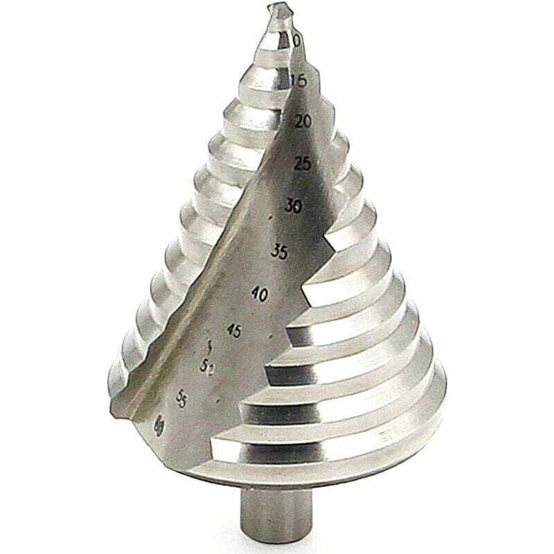 HSS Step Drill Bits Ø 6-60mm for Metal Wood Plastic Spiral Cone Drill